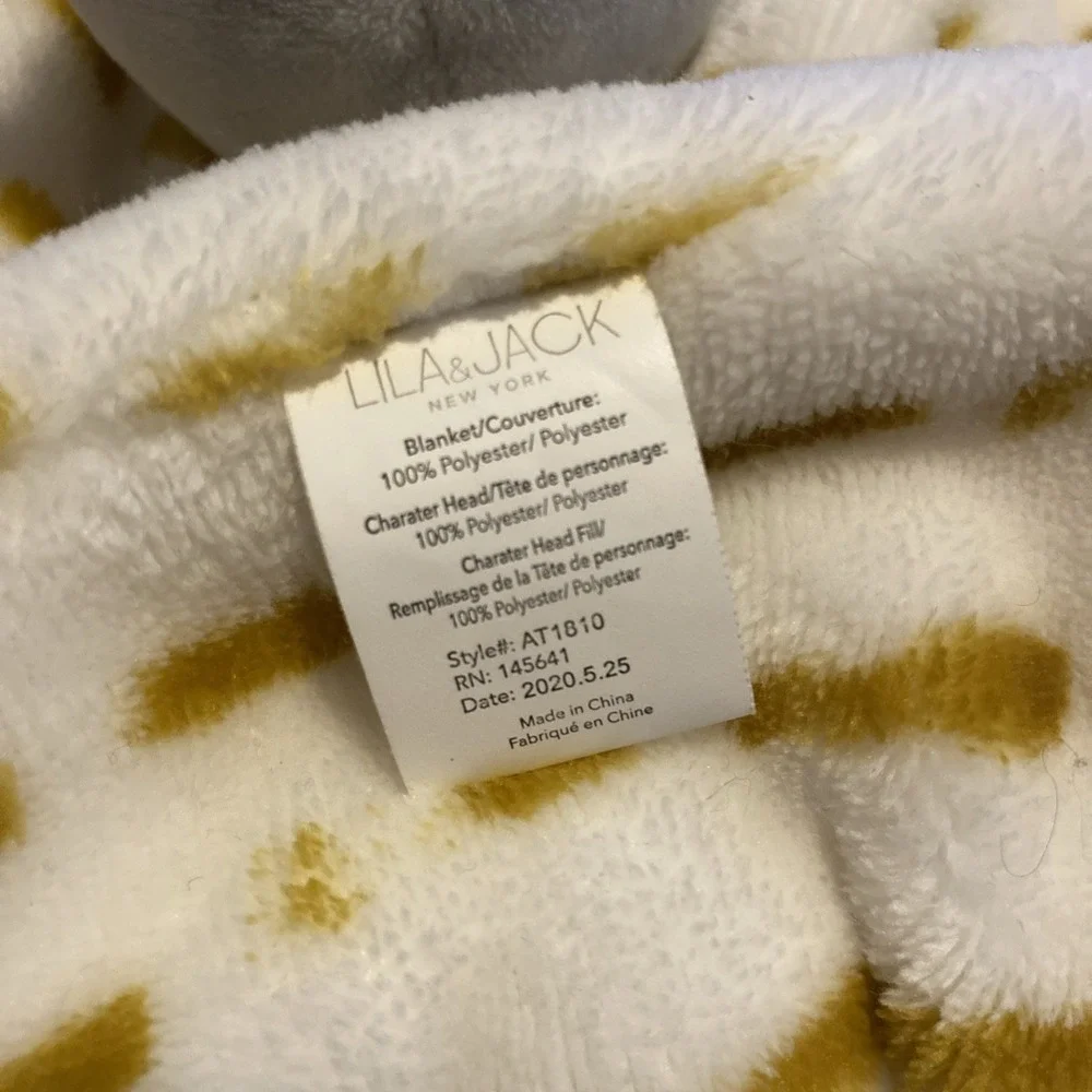 LILA AND JACK DISCONTINUED PLUSH HIPPO LOVEY‎ SECURITY BLANKET